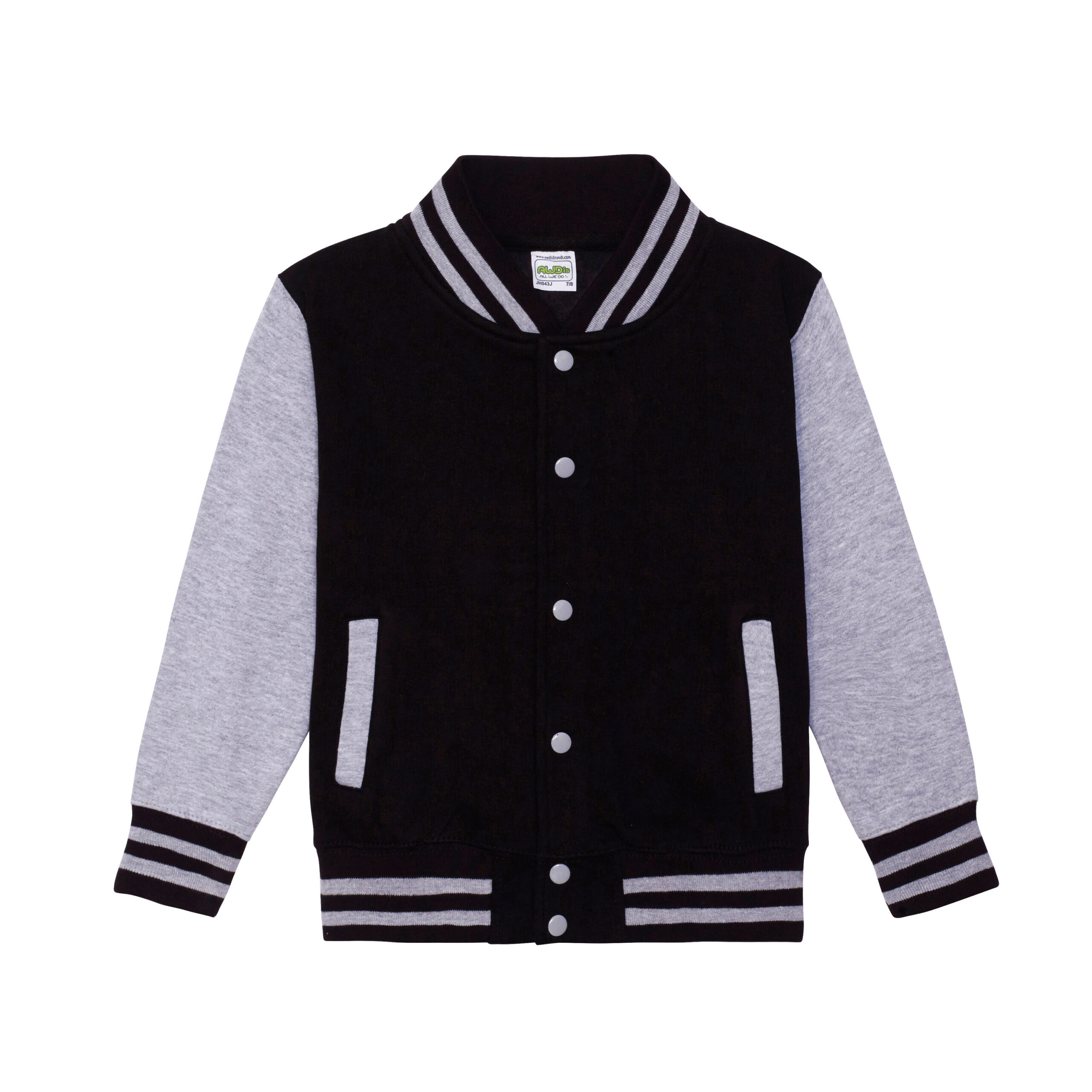 Photograph of the product in the colour JET BLACK/HEATHER GREY to showcase it.
