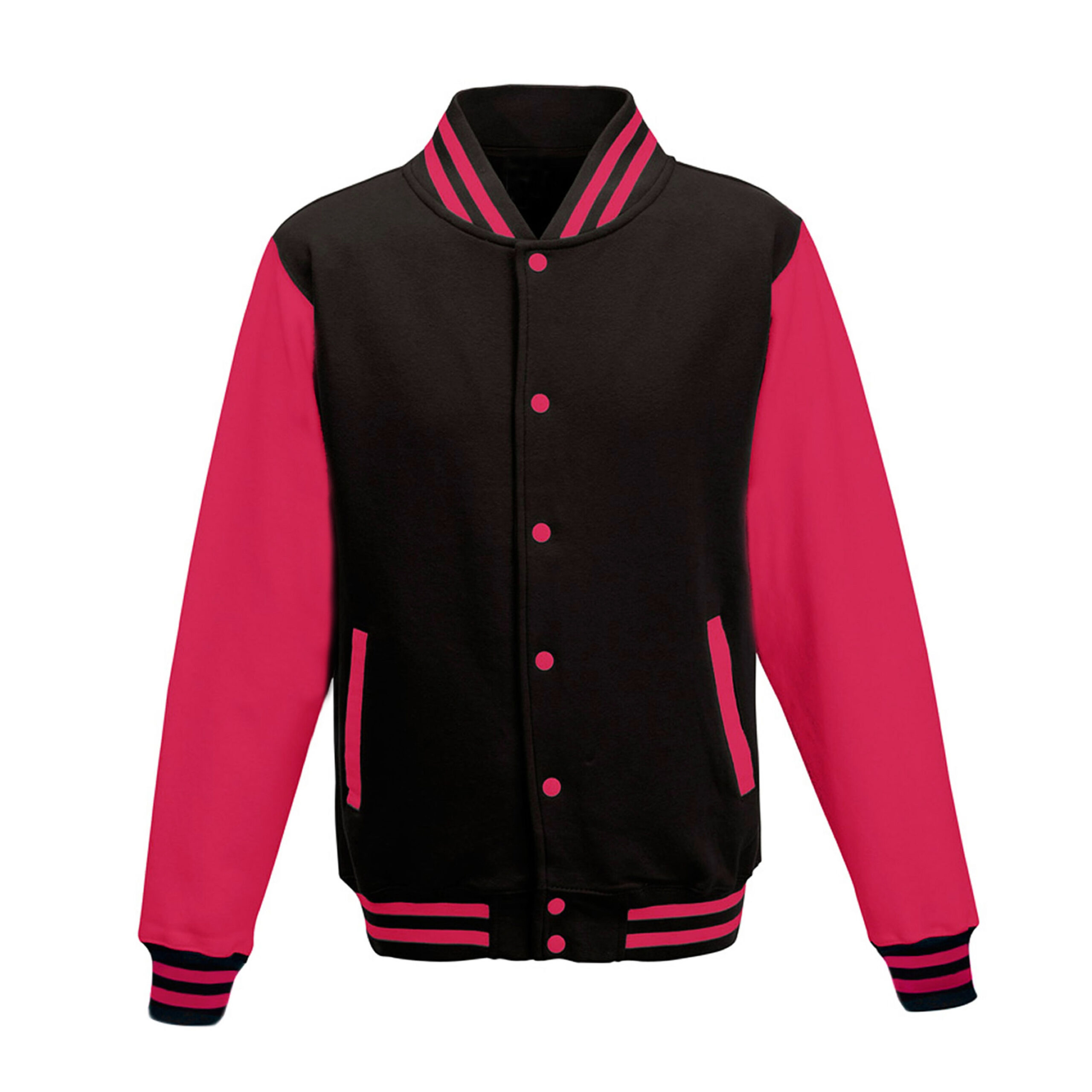 Photograph of the product in the colour JET BLACK/HOT PINK to showcase it.