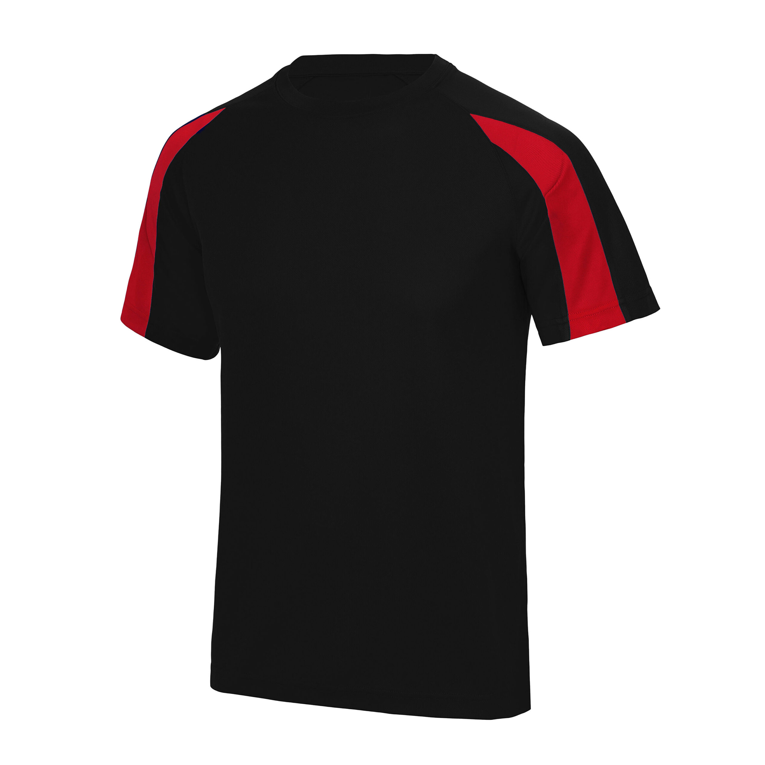 Photograph of the product in the colour JET BLACK/FIRE RED to showcase it.