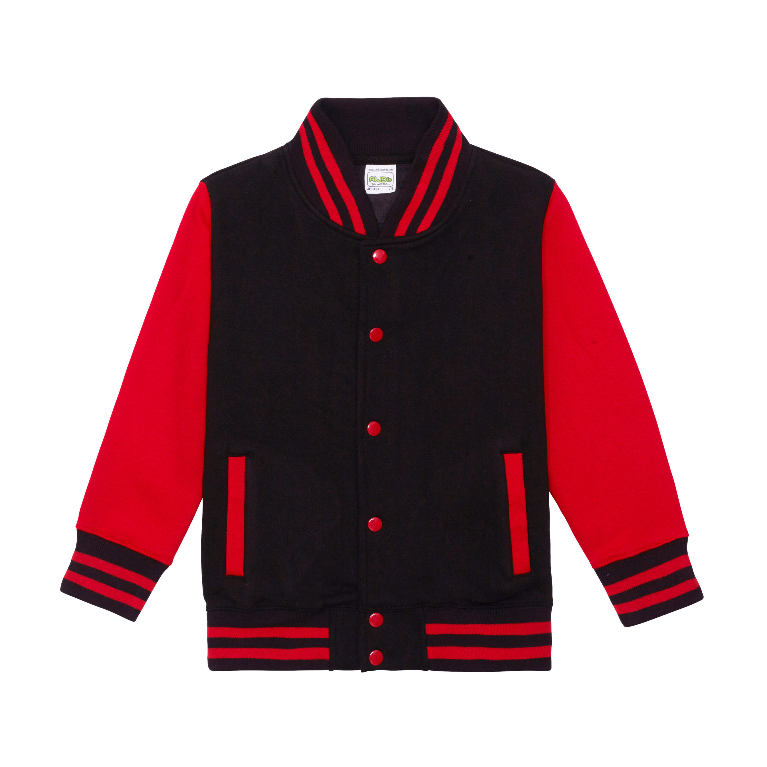 Photograph of the product in the colour JET BLACK/FIRE RED to showcase it.