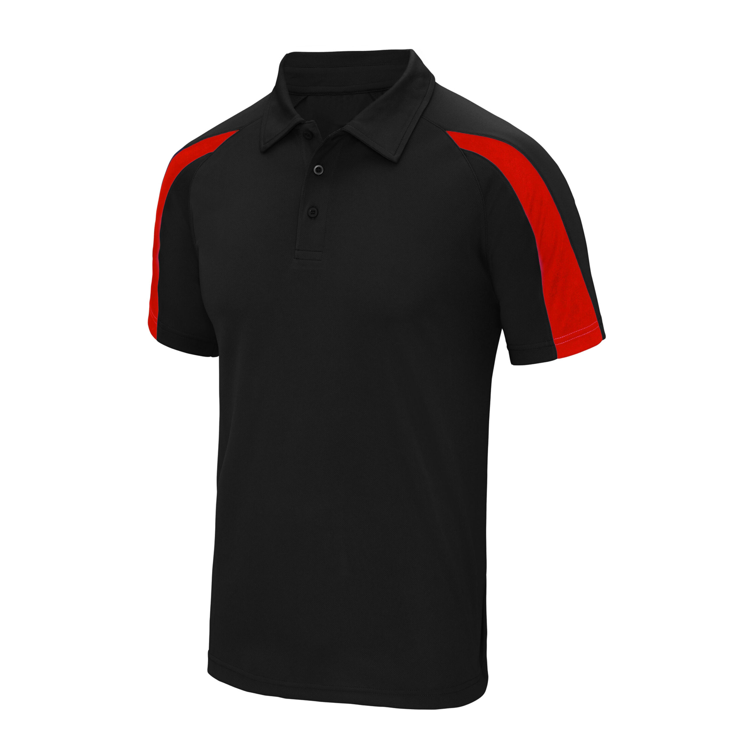 Photograph of the product in the colour JET BLACK/FIRE RED to showcase it.