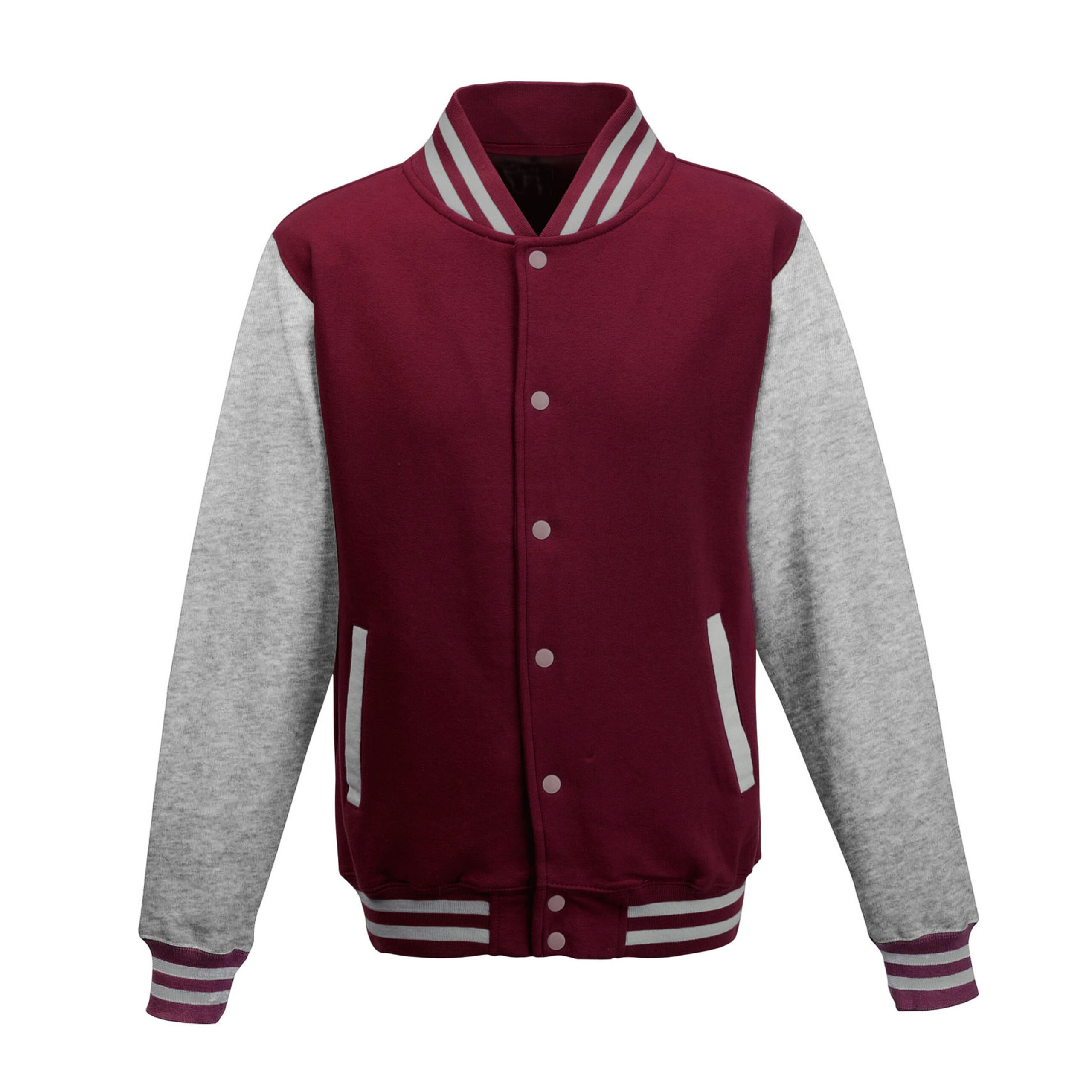 Photograph of the product in the colour BURGUNDY/HEATHER GREY to showcase it.