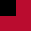 Small swatch tile in FIRE RED/JET BLACK to showcase it.